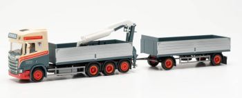 HER316026 - SCANIA CR 20 HD 8x4 porteur avec plateau 1+1 Essieux VERHEUL