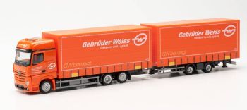 HER316149 - MERCEDES Actros Bigspace 6x2 avec remorque 2 essieux GEBRUDER WEISS