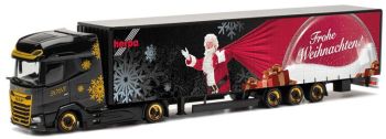 HER316392 - DAF XG+ L.Sz. 4X2 avec remorque 3 Essieux HERPA Noël 2023