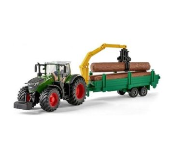 BUR31651-A - FENDT 1050 vario à friction avec palteau et balles de paille
