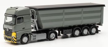 HER316545 - MERCEDES BENZ 4x2 Actros avec benne gris