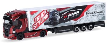 HER316644 - IVECO S-Way 4x2 avec remorque frigo 3 Essieux S.KLINGBEIL Truck Styling