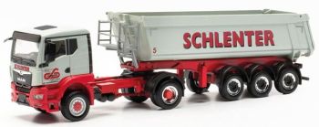 HER316651 - MAN TGS TN 4x2 avec benne 3 essieux SCHLENTER