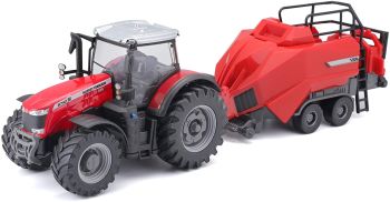 BUR31667 - MASSEY FERGUSON 8740S avec presse