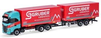 HER316675 - IVECO S-Way LNG 6x4 porteur avec remorque 2 Essieux GRUBER Logistique