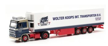 HER316736 - SCANIA 143 4x2 avec remorque 3 essieux  WOLTER KOOPS