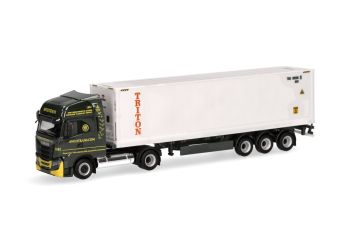 HER317146 - IVECO S-Way LNG ANCOTRANS 4x2 avec remorque porte container 3 essieux TRITON