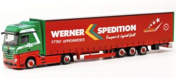 HER317214 - MERCEDES-BENZ Actros 4x2 avec remorque 3 Essieux WERNER