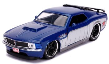 JAD31745 - FORD Mustang BOSS 429 Bleu 1970 MARVEL Avengers