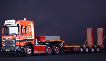 IMC32-0168 - SCANIA XT MIDDLE ROOF 6x4 avec chargeur semi surbaissé NOOTEBOOM MCOS 4 essieux KRISTIAN RYTTER