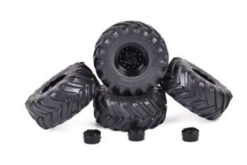 AT3200205 - 4 pneus MICHELIN Mega Xbib 750/560-R26 avec jantes noir