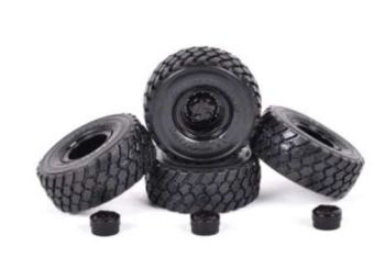 AT3200206 - 4 pneus MICHELIN XLD 650-560-R25 avec jantes noir