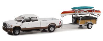 DODGE 2500 2022 avec remorque et canoë de la série HITCH & TOW sous blister