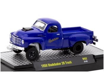 M2M-32500-R92-1950 - STUDEBAKER 2R Truck 1950 bleu