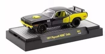 M2M-32600-81-C - PLYMOUTH HEMI Cuda 1971 noir et jaune