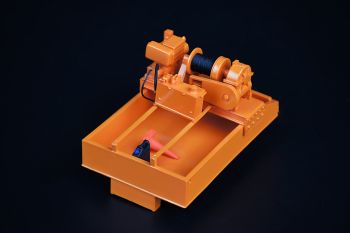 IMC33-0199 - Ballast avec Treuil orange