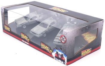 JAD33399 - Pack de 3 DELOREAN Retour vers le Futur