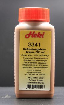 HEK3341 - Colle pour flocage marron - 200 ml