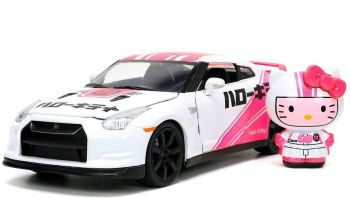 JAD33724 - NISSAN GT-R R35 avec figurine HELLO KITTY 2009