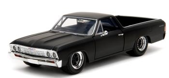 JAD34413 - CHEVROLET el Camino 1967 noir FAST & FURIOUS