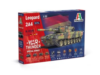 ITA35106 - Char LEOPARD 2A4 - War Thunder à assembler et à peindre