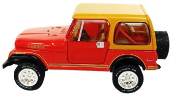 GREEN35310-E - JEEP CJ-7 Laredo 1980 Rouge de la série ALL-TERRAIN sous blister