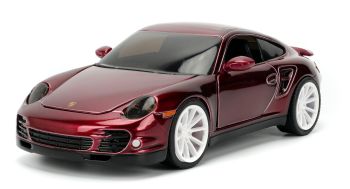 JAD35506 - PORSCHE 911 Turbo rouge métallique - PINK SLIPS