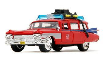 JAD35863 - CADILLAC Ecto-1 Ghostbusters - TRANSFORMERS rouge