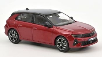 NOREV360062 - OPEL Astra 2022 rouge métallique