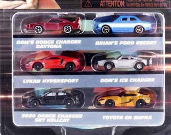 JAD36680 - Pack de 6 voitures FAST & FURIOUS