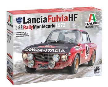 ITA3670 - LANCIA Fulvia HF #14 Rallye de Monte Carlo 1972 à assembler et à peindre