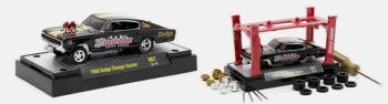 M2M-37000-67-C - DODGE Charger Gasser 1966 Noir MODEL KIT sous blister