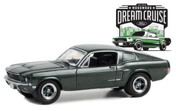 GREEN37280-E - FORD Mustang GT Fastback 1968 Vert de la série WOODWARD DREAM CRUISE sous blister