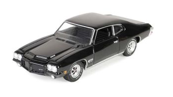 GREEN37300-F - PONTIAC GTO 1971 de la série 50e Anniversaire BARRETT JACKSON sous blister