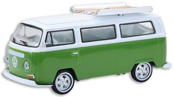 GREEN37330-C - VOLKSWAGEN Type 2 van 1968 vert et blanc de la série BARRETT JACKSON sous blister