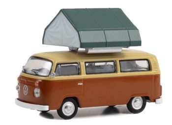 GREEN38050-B - VOLKSWAGEN Type2 1978 marron et beige de la série THE GREAT OUTDOORS sous blister