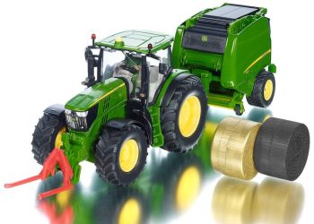 SIK3838 - JOHN DEERE 6175R avec presse et round Baller 