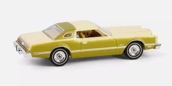 GREEN39150-E - FORD Thunderbird 1976 jaune de la série VINTAGE AD CARS sous blister