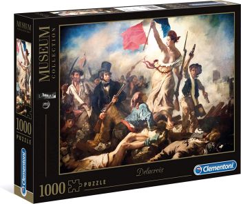 CLE39549 - Puzzle Le louvre collection 1000 pièces La liberté au service du peuple