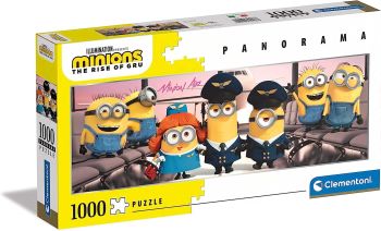 CLE39566 - Puzzle panorama 1000 pièces Les minions