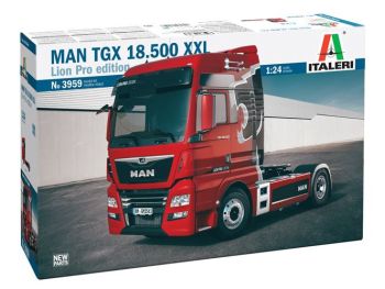 ITA3959 - MAN TGX XXL 4x2 rouge Lion Pro Edition à assembler et à peindre