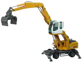 NZG683 - Pelle de Manutention sur pneus LIEBHERR A904 Litronic