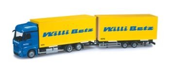 HER301794 - MERCEDES Actros Bigspace porteur  avec remorque pour caisses mobiles WILLI BETZ