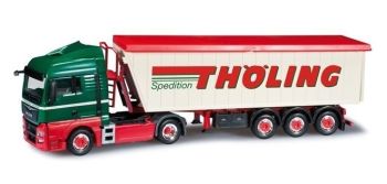 HER301954 - MAN TGX XLX avec benne bâchée THOLING