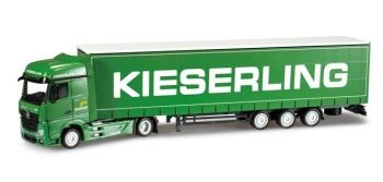 HER302449 - MERCEDES Actros Streamspace avec remorque bâchée KIESERLING