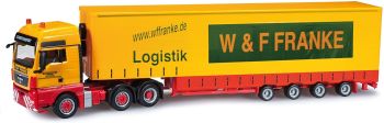 HER302883 - MAN TGX XXL 6x2 avec remorque 4 Essieux W&F FRANKE