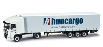 HER303132 - DAF XF105 SC 4x2 avec remorque bâchée 3 Essieux HUNCARGO