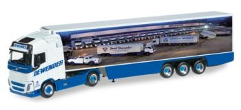 HER303484 - VOLVO FH4 XL 4x2 avec remorque frigo 3 Essieux DEWENDER