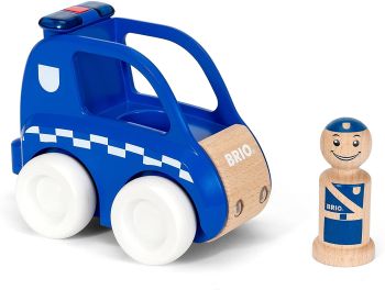 BRIO30377 - Voiture de police avec son et lumière