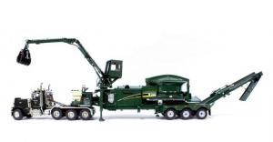 TWH089-010-5 - Déchiqueteuse VERMEER TG7000 VERT sur PETERBILT 379 4 Esieux